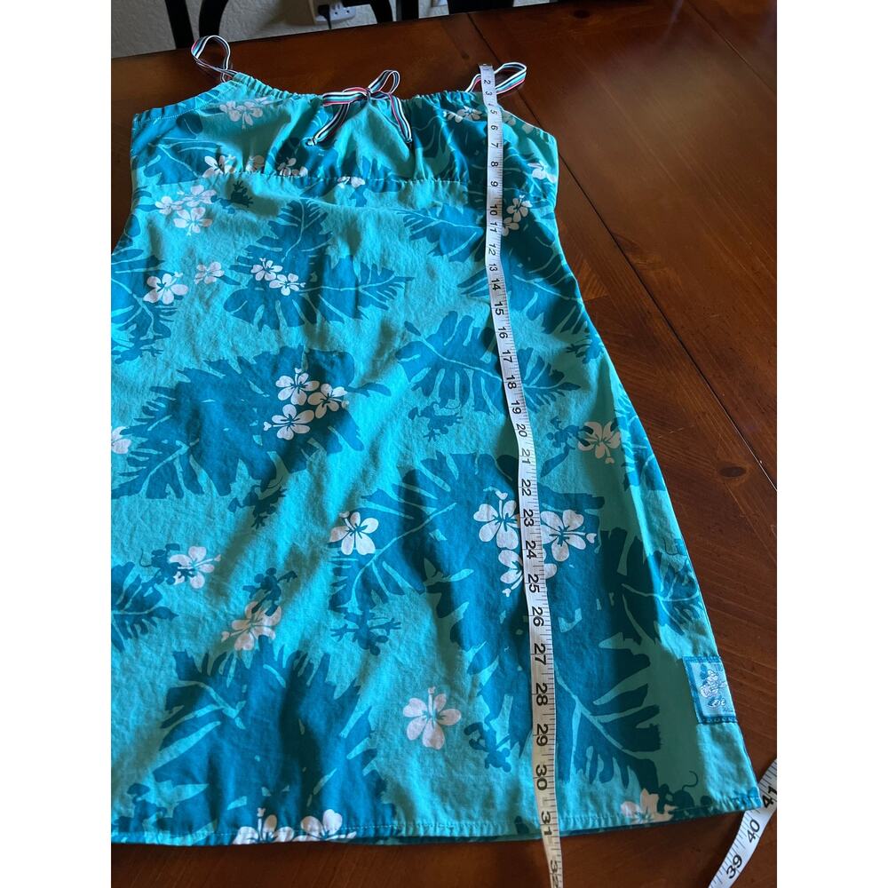 Disney Teal Tropical Print Midi Dress - Picture 10 of 10
